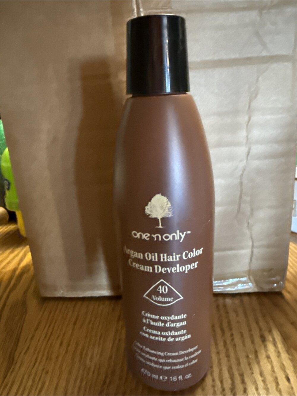 New One 'n Only 16 ounces Argan Hair Color Cream Developer 342577 Volume 40